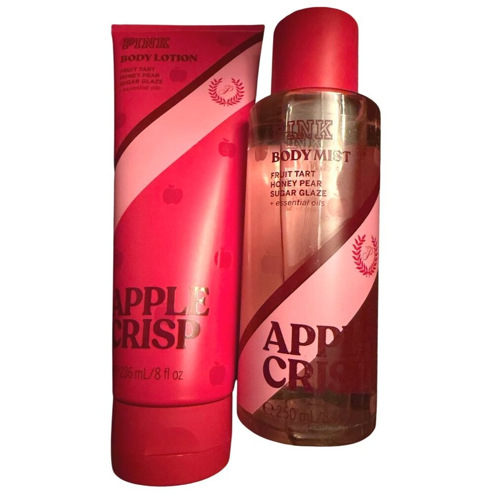 Pink Apple‎ Crisp Body Mist & Lotion Set 2 Piece NEW